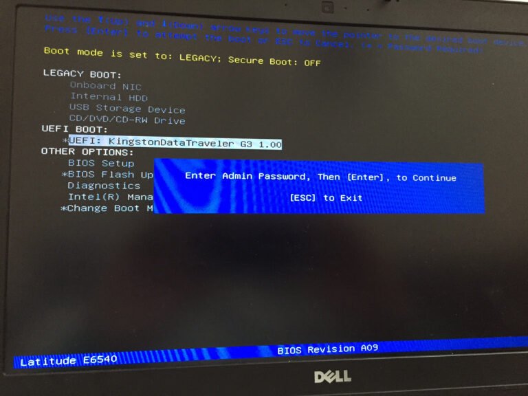 How to Boot Linux from Usb Dell