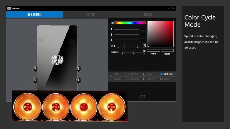 How to Change Cooler Master Rgb Fan Color
